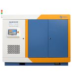 Energy-saving mechanism of replacing single-stage rotary vane pumps with oil-lubricated screw vacuum pumps